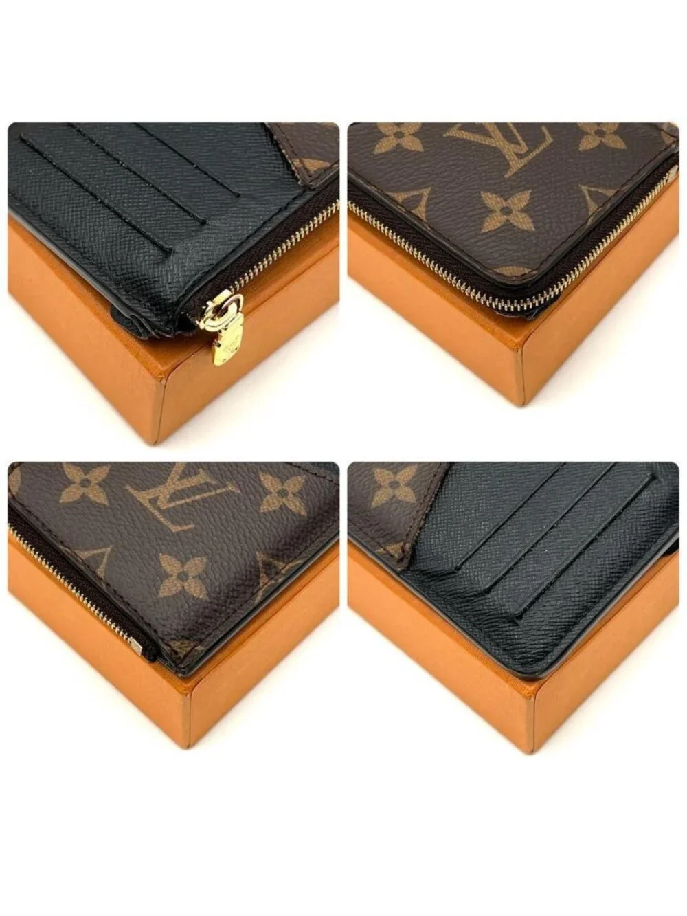Louis Vuitton Monogram Card Holder Recto Verso Key Case Coin Purse